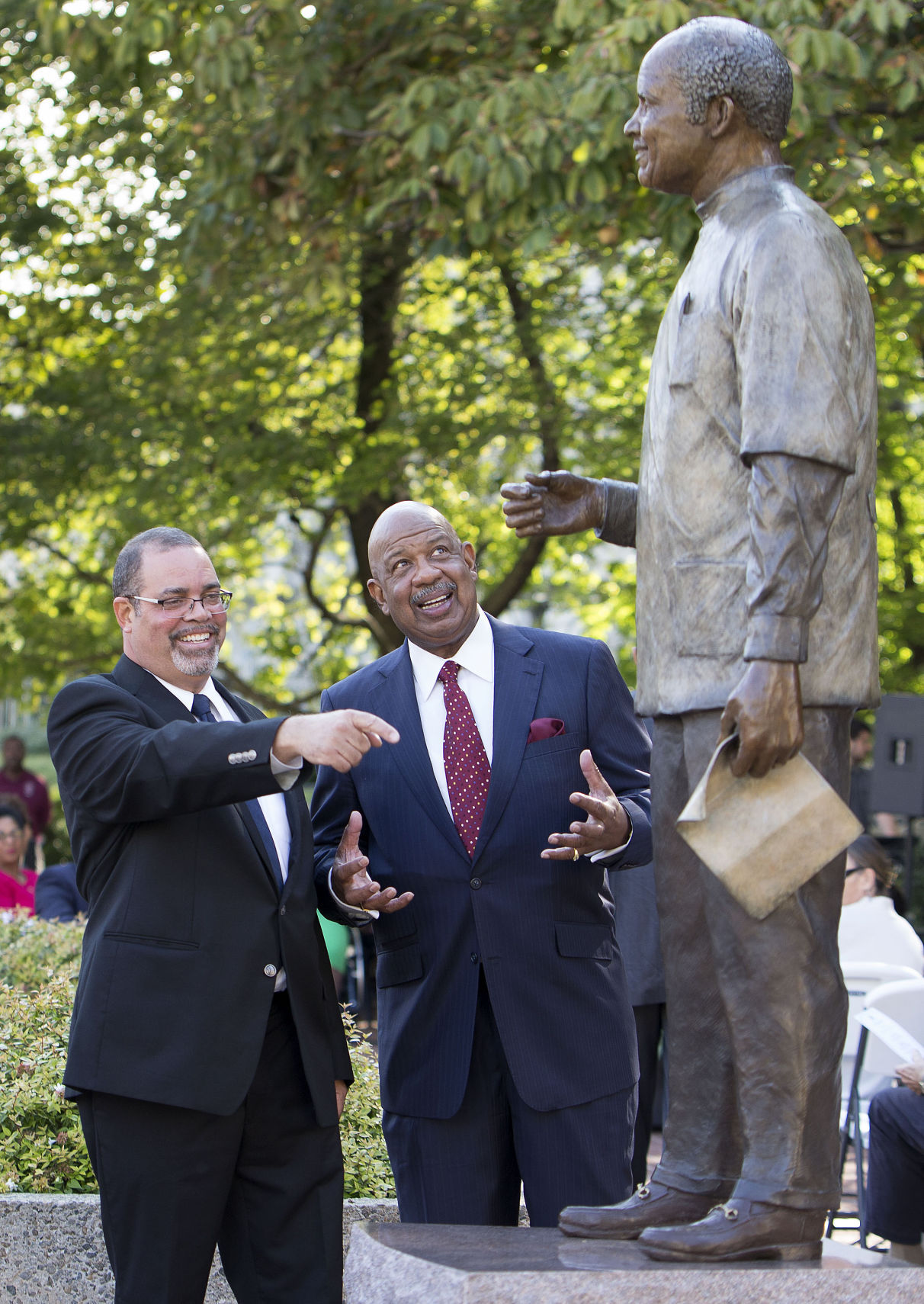 Statue of Dr. George Simkins, Jr. Unveiled
